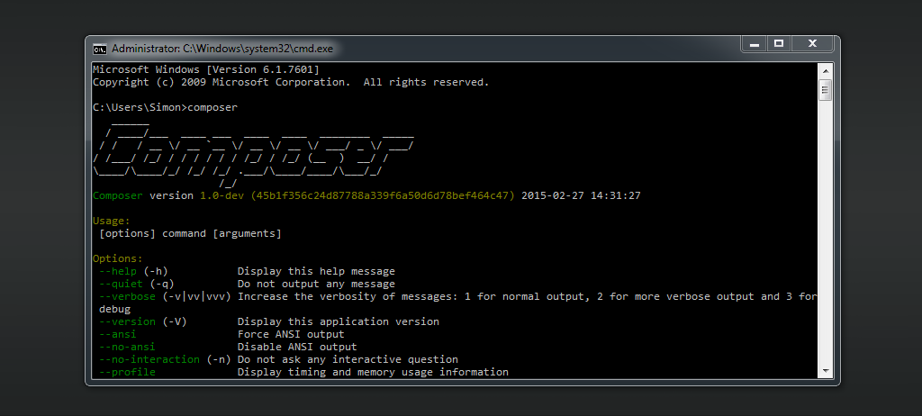 ANSI escape sequences in Windows command window