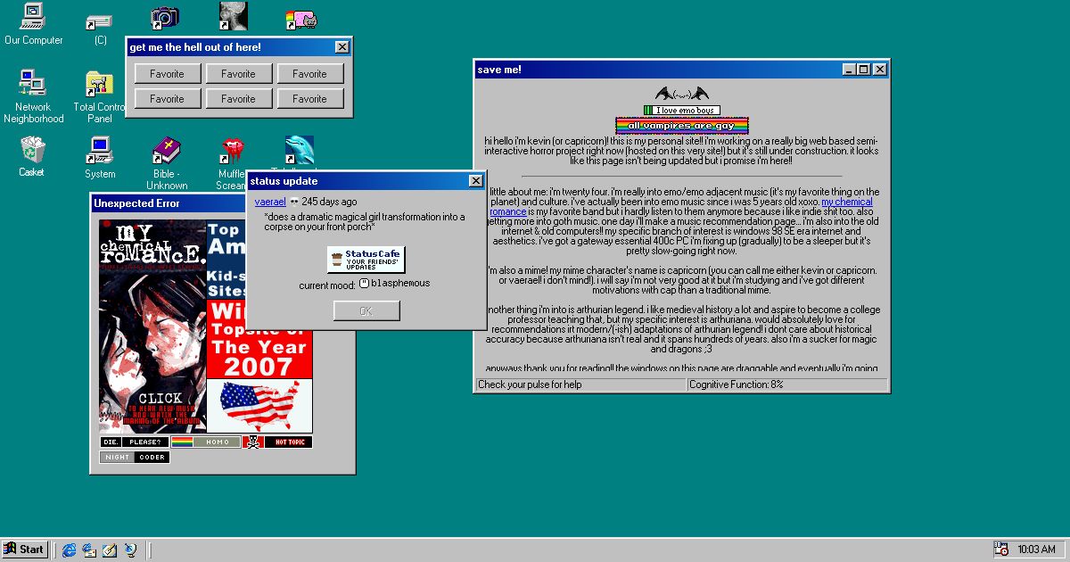 Screenshot of web page.