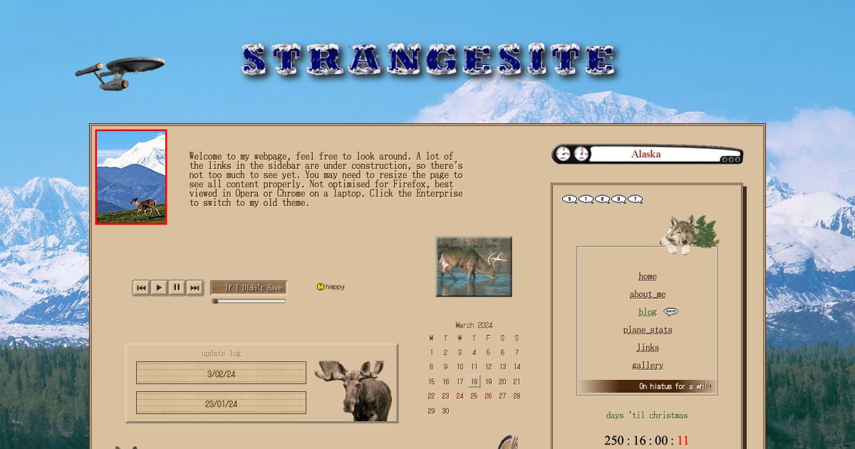 Screenshot of web page.