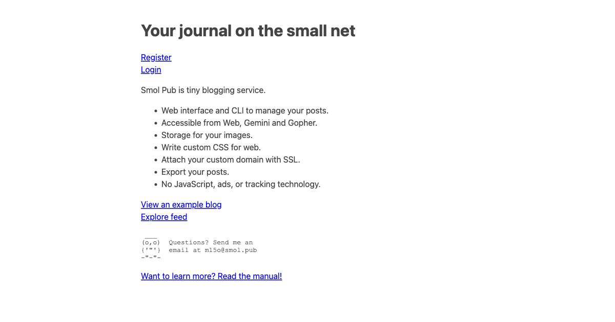 Screenshot of web page.