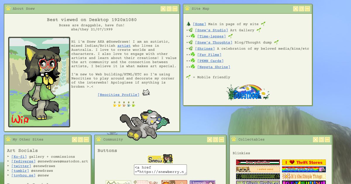 Screenshot of web page.