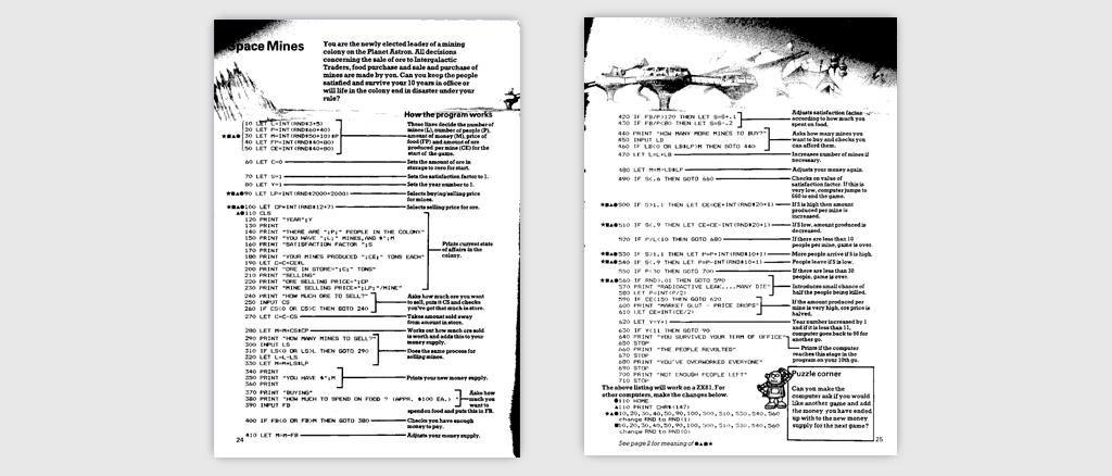 Space Mines BASIC