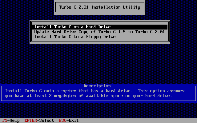Install Turbo C on Dosbox - Step 3